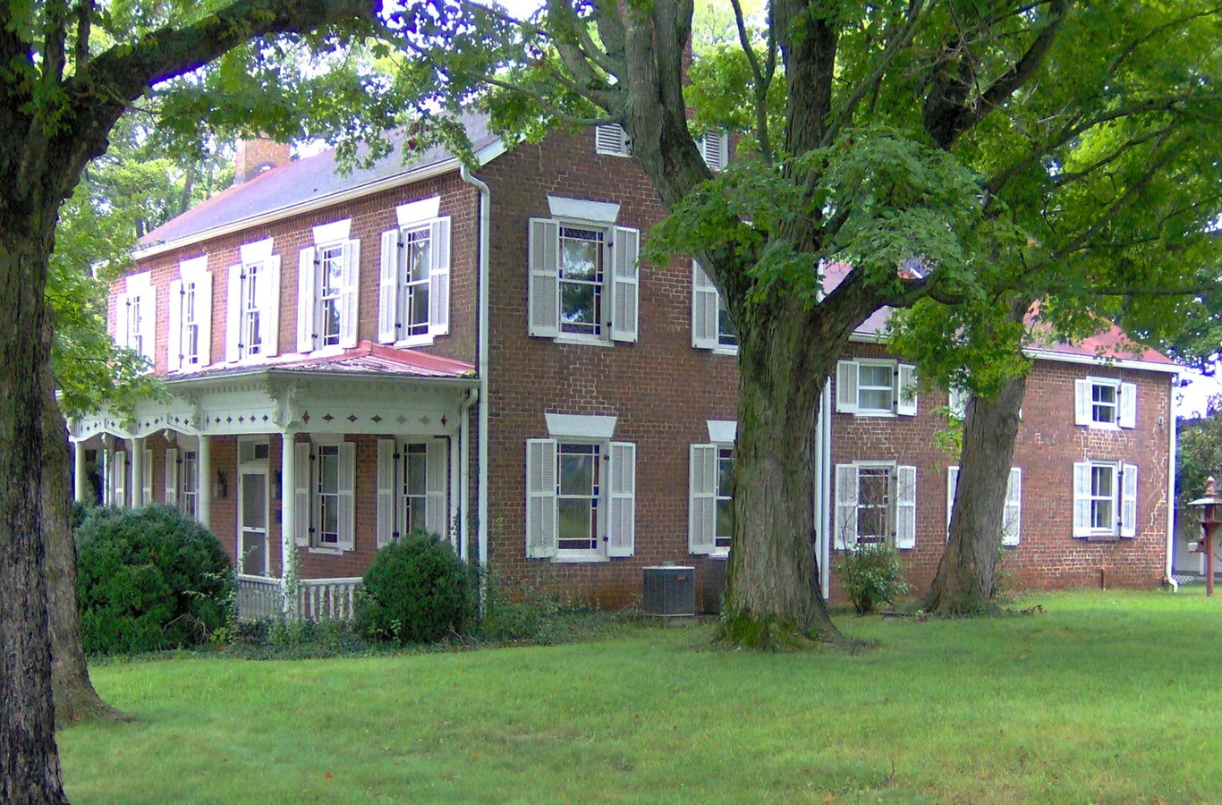 Wheatlands, a brick house built in 1825 in the Boyds Creek community of Sevier County, TN